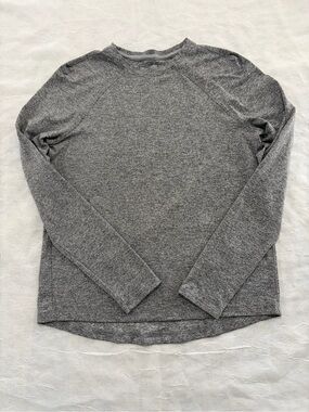 lululemon athletica Women’s Long-Sleeve Crewneck Shirt - Heather Gray